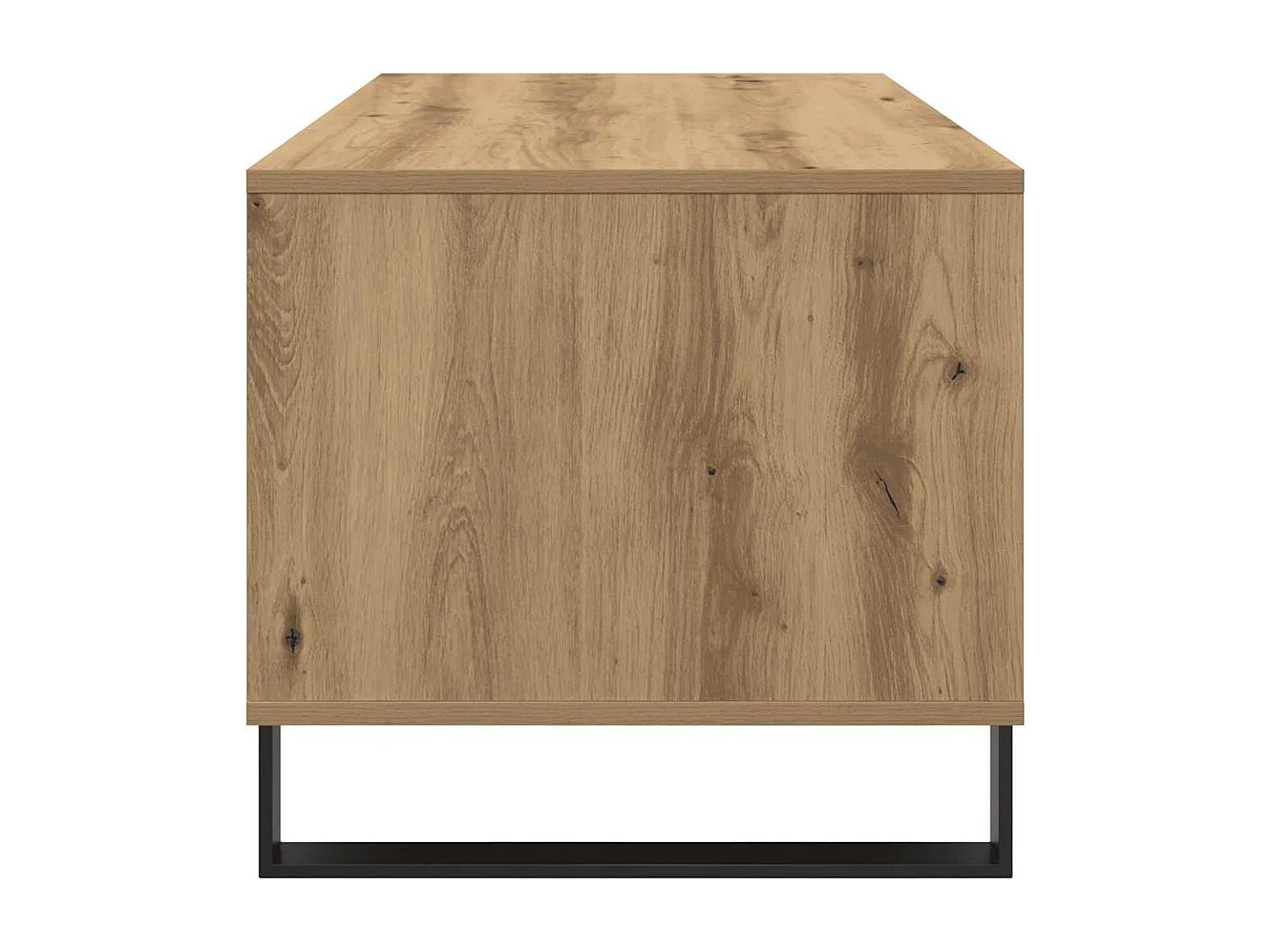 Tavolino Salotto Rovere Artigianale 90x49x45 cm Multistrato