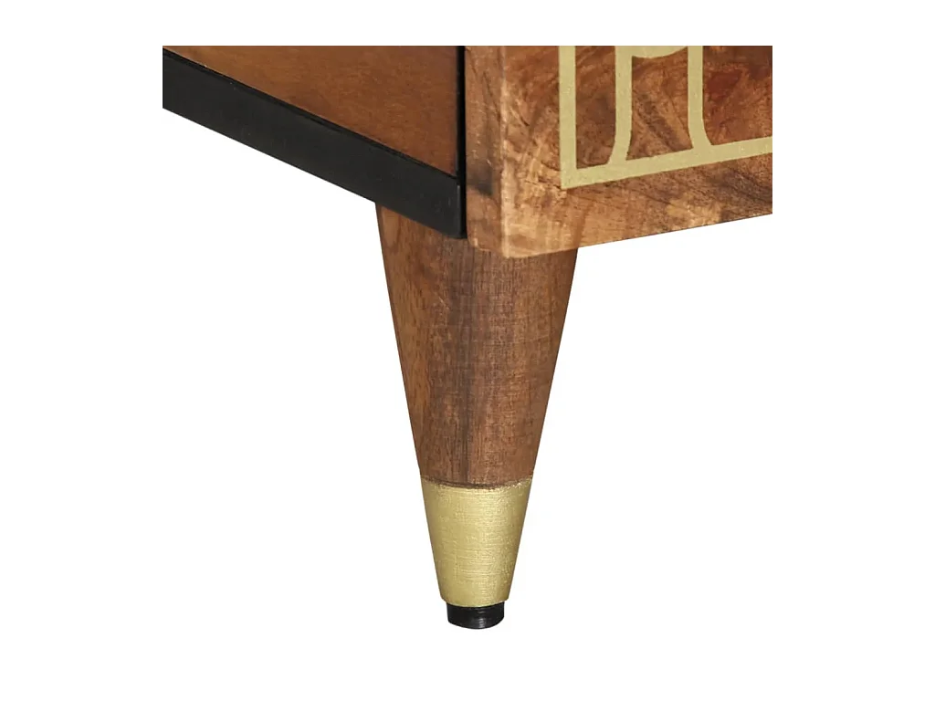 Table basse 80x50x40 cm bois de manguier massif