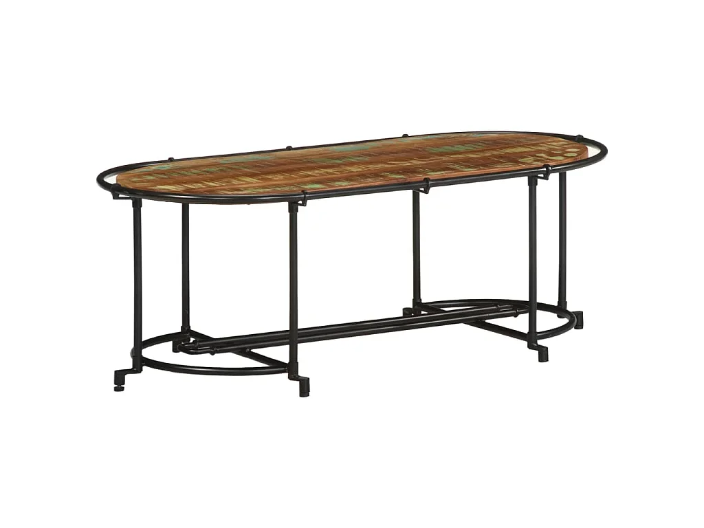 Salontafel 110x55x40 cm massief gerecycled hout