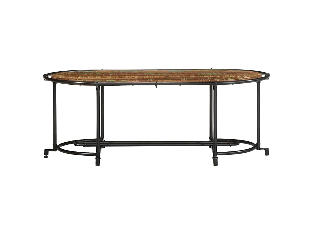 Salontafel 110x55x40 cm massief gerecycled hout