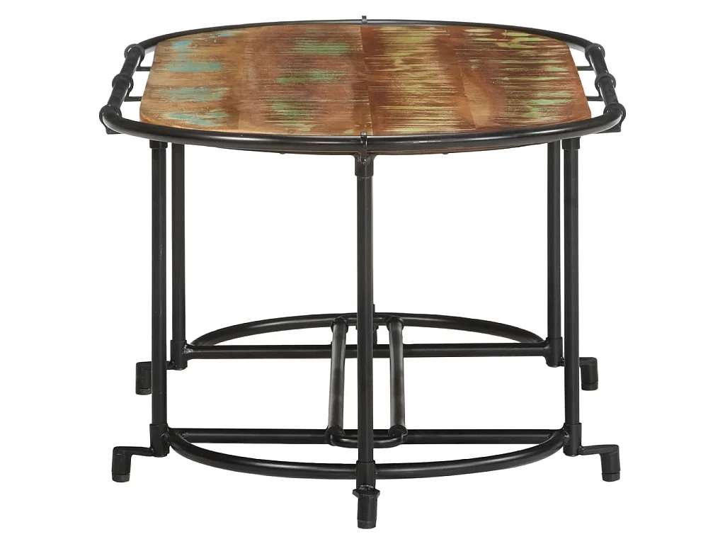 Salontafel 110x55x40 cm massief gerecycled hout