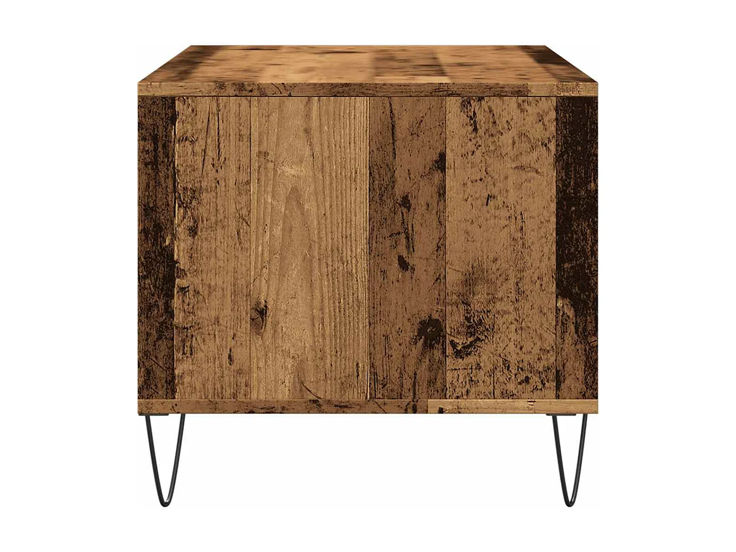 Table basse vieux bois 90x49x45 cm bois d'ingénierie