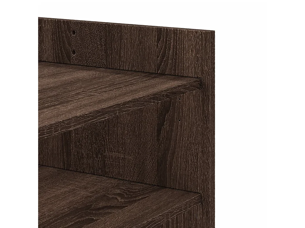 Table basse chêne marron 80x50x50 cm Bois d'ingénierie