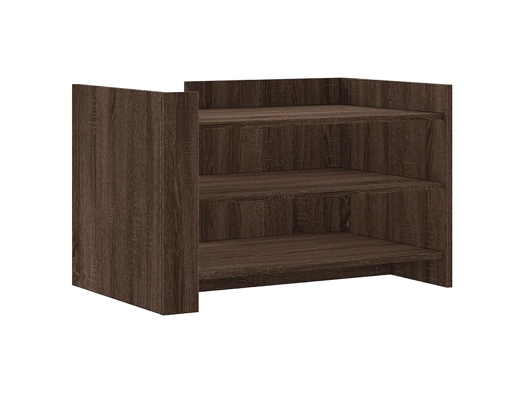 Table basse chêne marron 80x50x50 cm Bois d'ingénierie