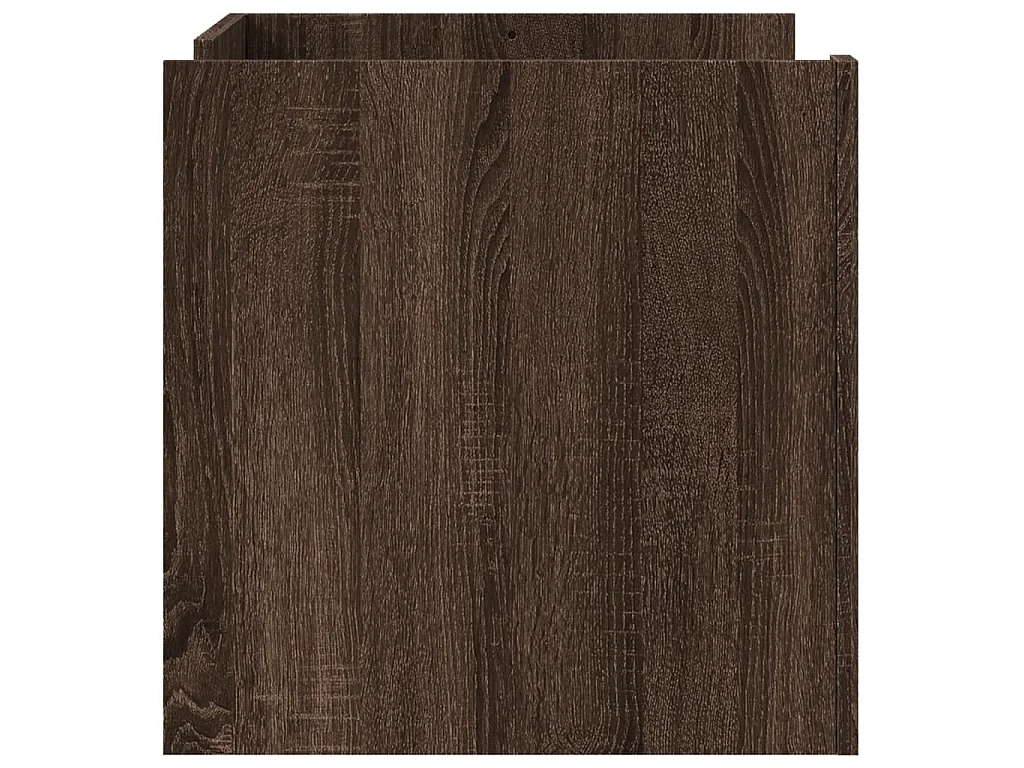 Table basse chêne marron 80x50x50 cm Bois d'ingénierie