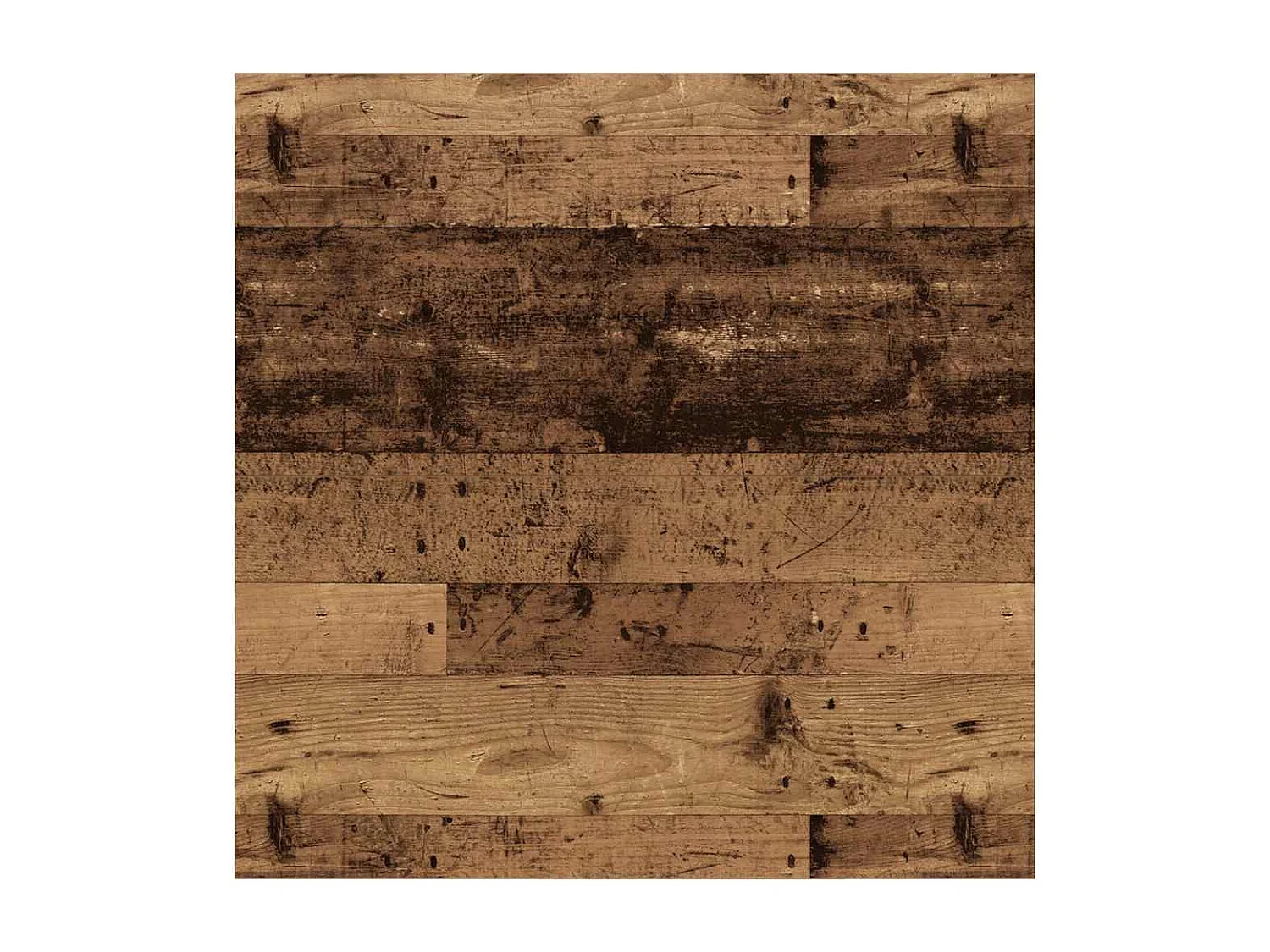 Table basse avec tiroirs vieux bois 70,5x70x40 cm