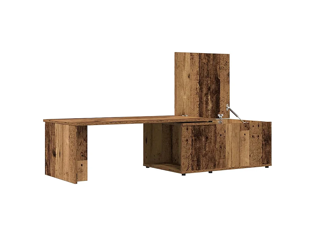 Tavolino da Salotto Legno Vecchio 150x50x35 cm Truciolato