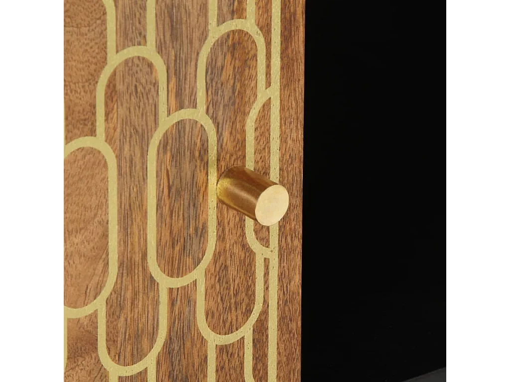 Couchtisch 100x54x40 cm Massivholz Mango