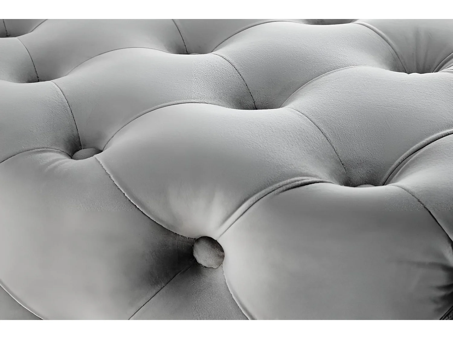 Sitzbank Antera/Samtstoffbezug/Grau&Gold