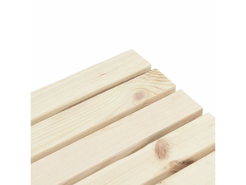 Mesa de centro de jardín madera maciza abeto 90x50x40 cm