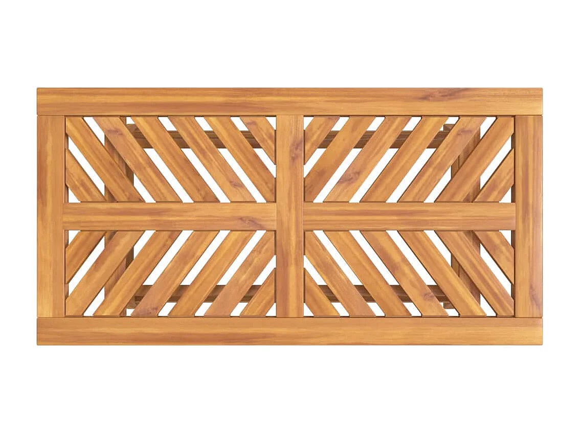 Mesa de centro 100x50x45 cm madeira de acácia maciça