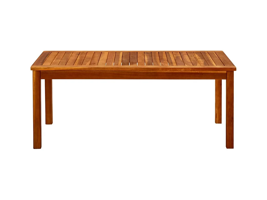Table basse de jardin 110x60x45 cm Bois solide d'acacia
