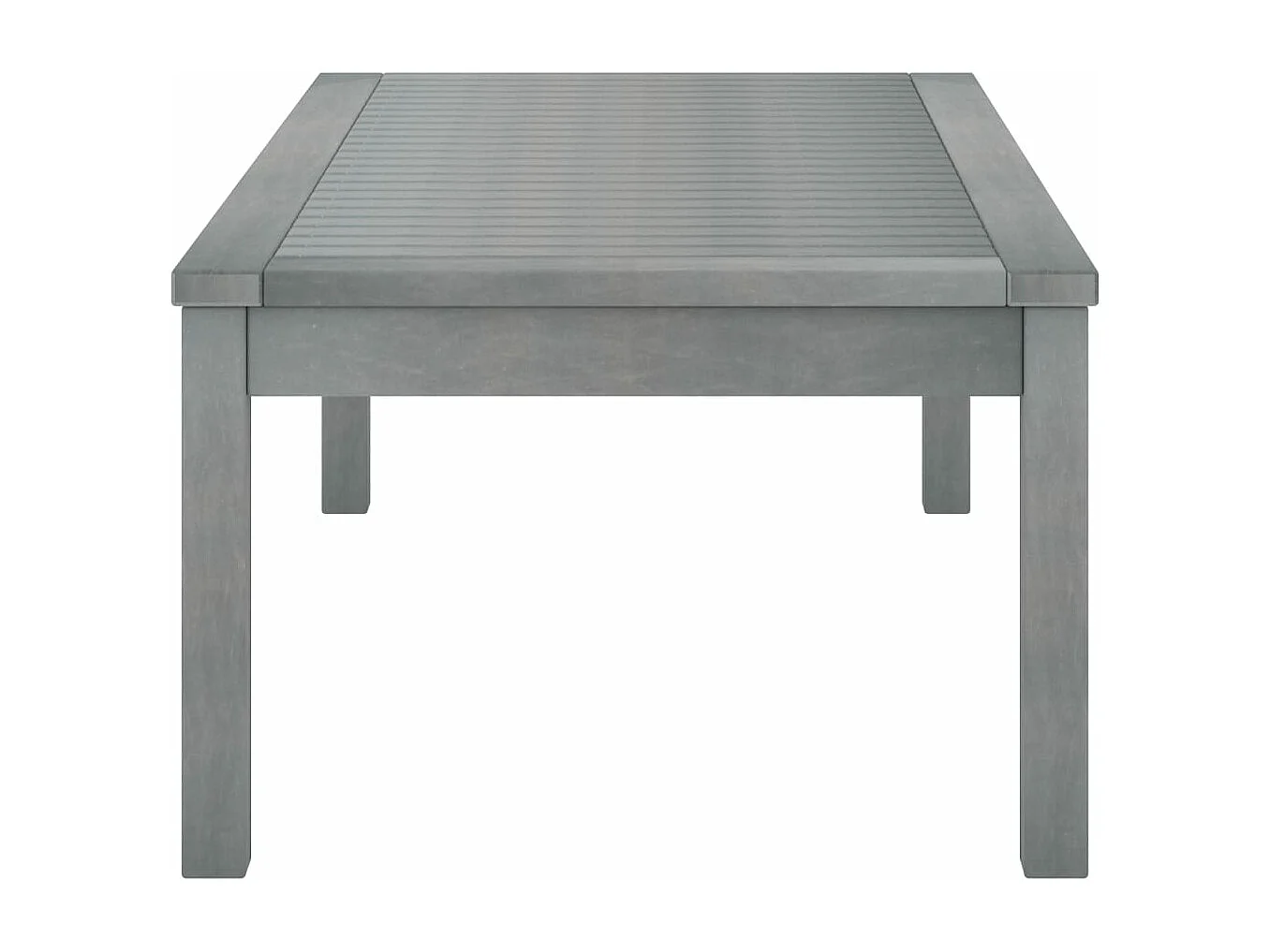 Table basse 100x50x33 cm Gris Bois d'acacia solide