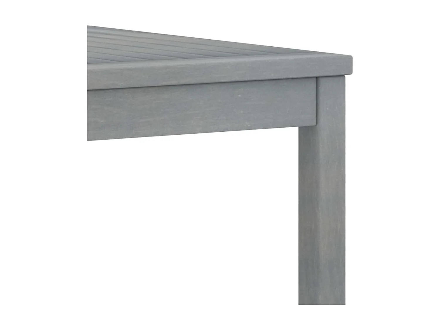 Table basse 100x50x33 cm Gris Bois d'acacia solide