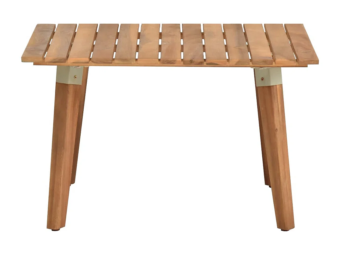 Table basse de jardin 60x60x36 cm Bois solide d'acacia