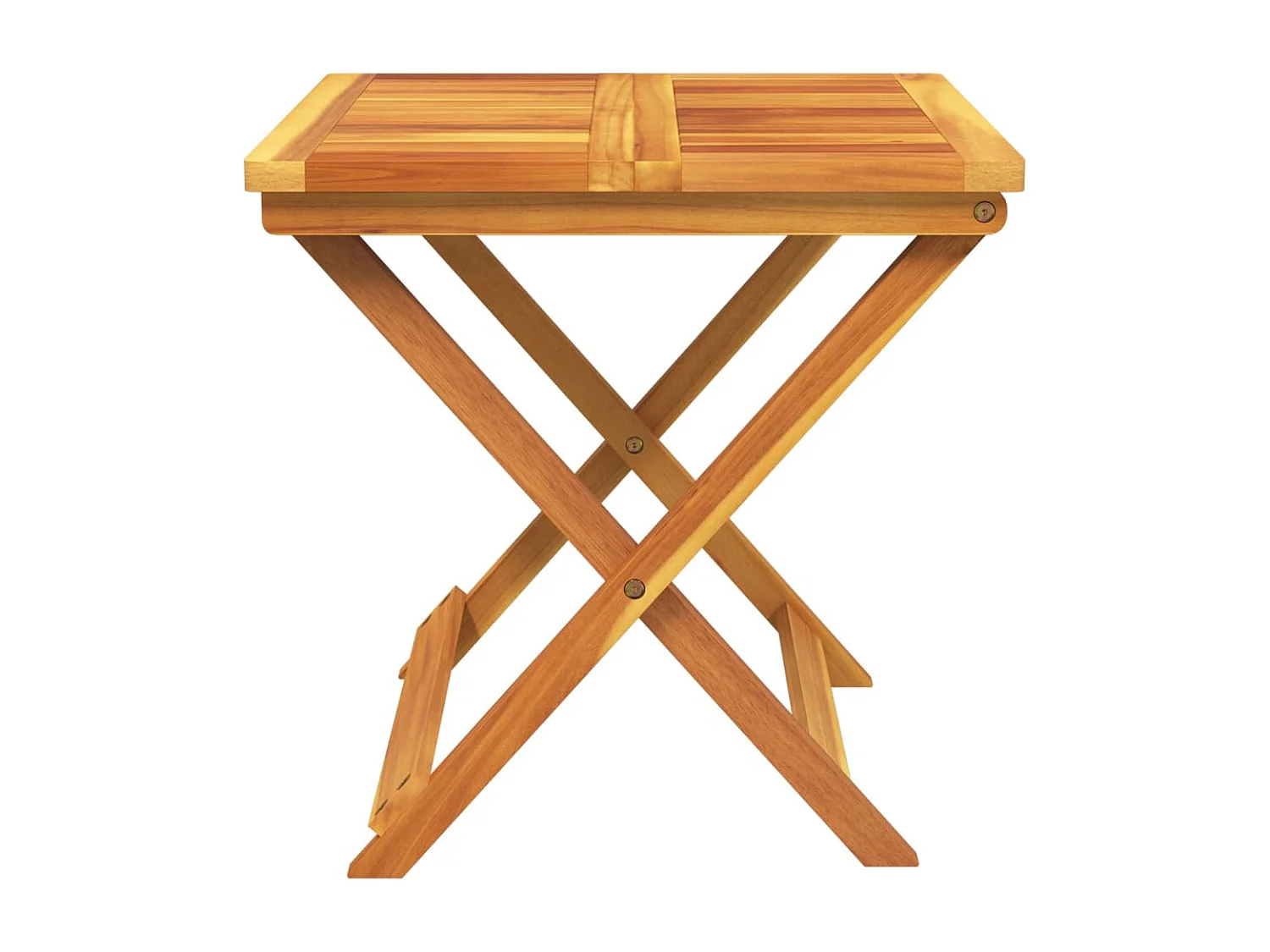 Table pliable de jardin 50x50x50 cm bois d'acacia solide