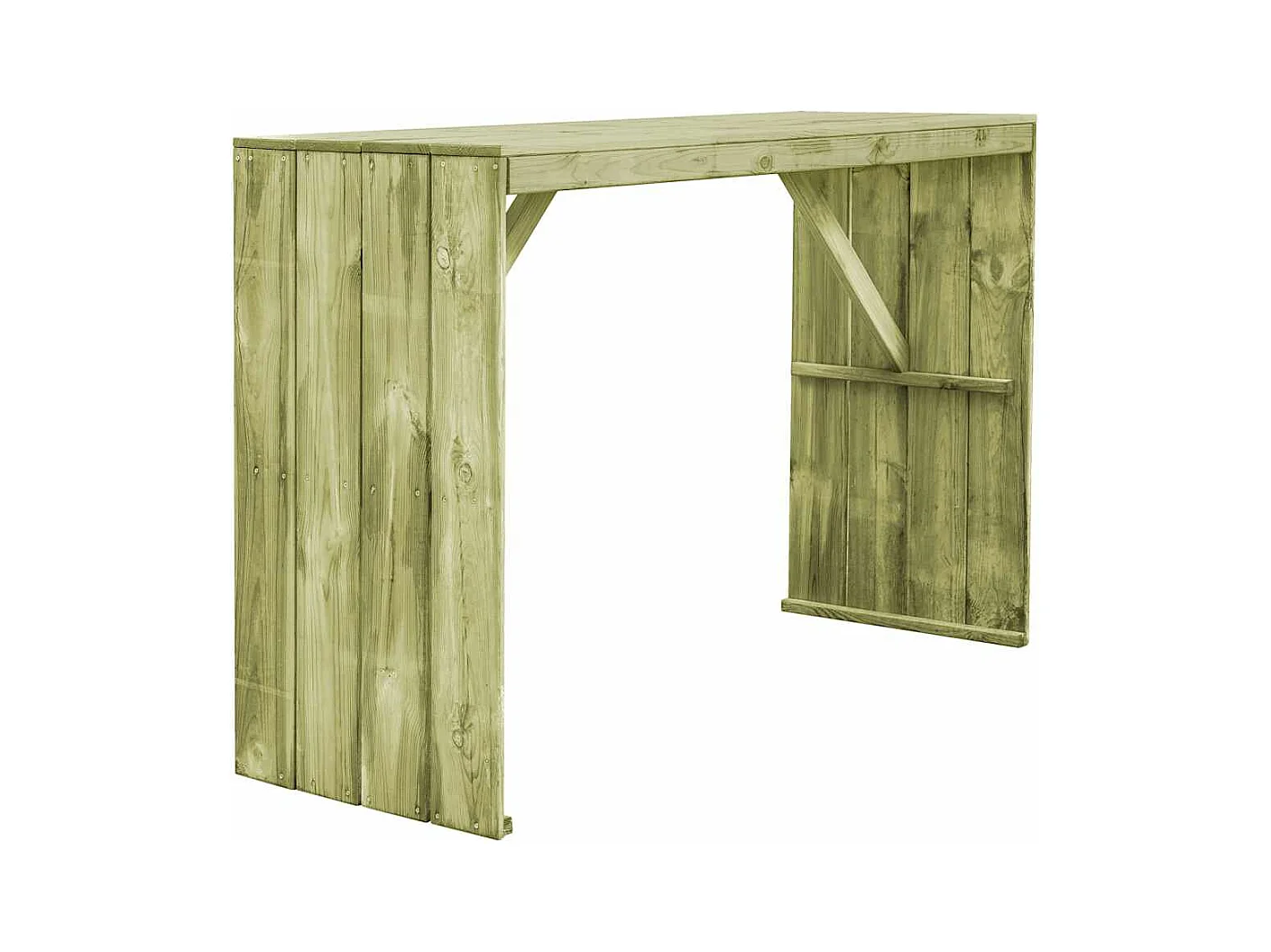 Mesa de bar 170x60x110 cm pinho impregnado