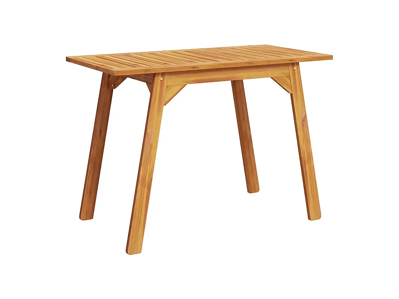 Table à manger de jardin 110x56x75 cm bois massif d'acacia