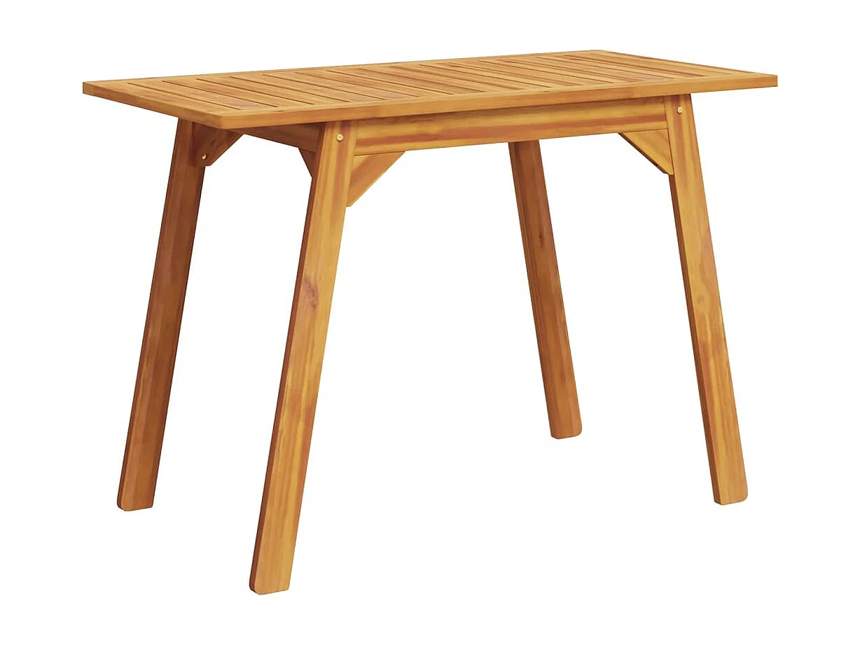 Table à manger de jardin 110x56x75 cm bois massif d'acacia