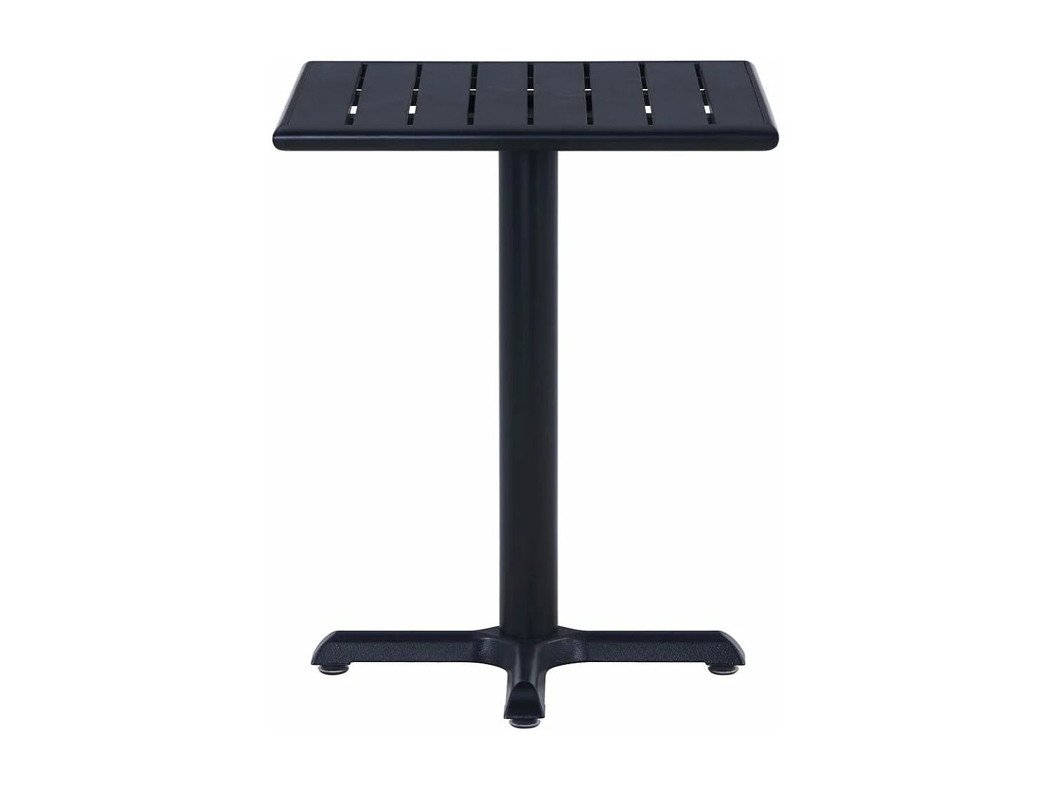 Table de jardin Noir 60x60x75 cm