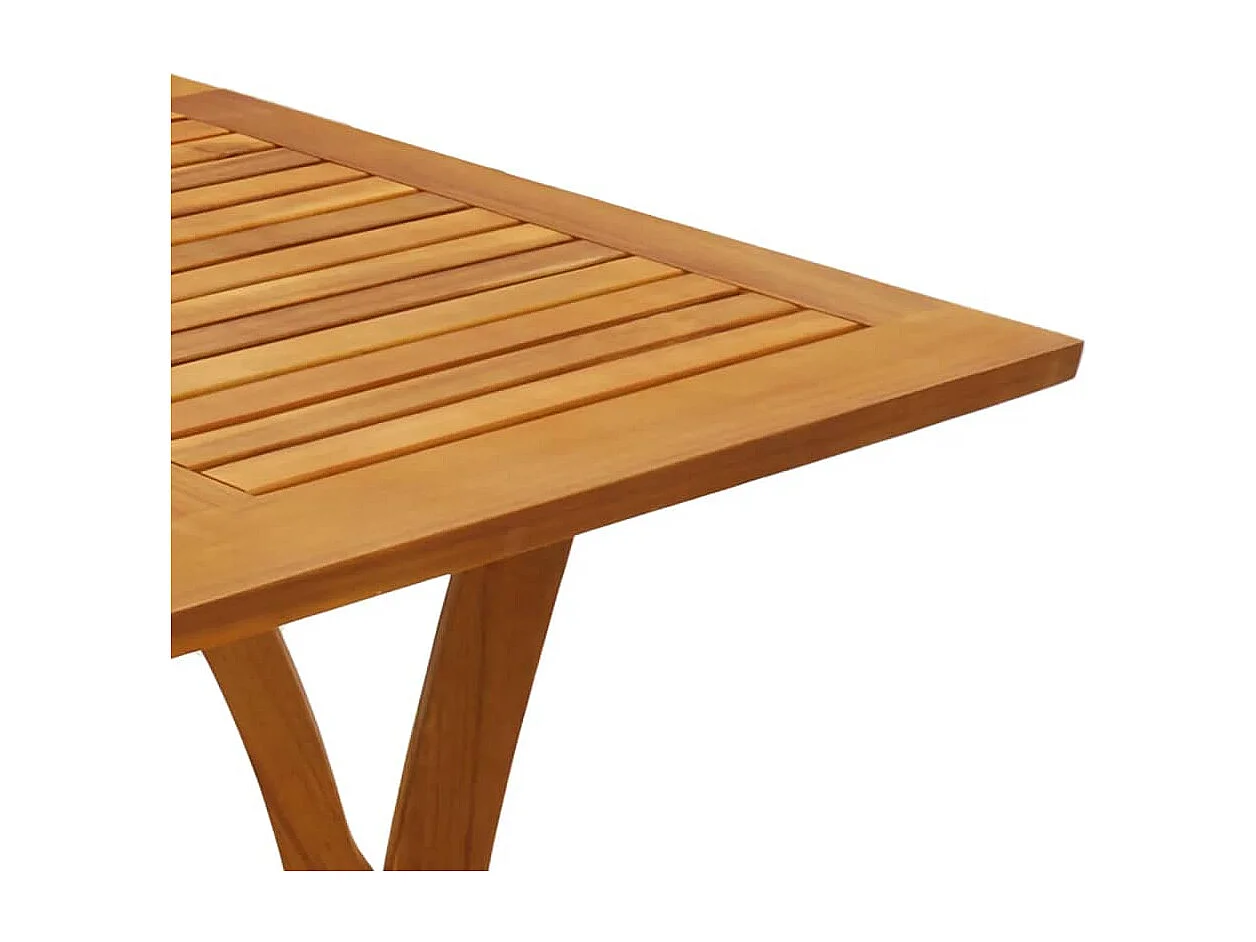 Tuintafel 110x110x75 cm massief acaciahout