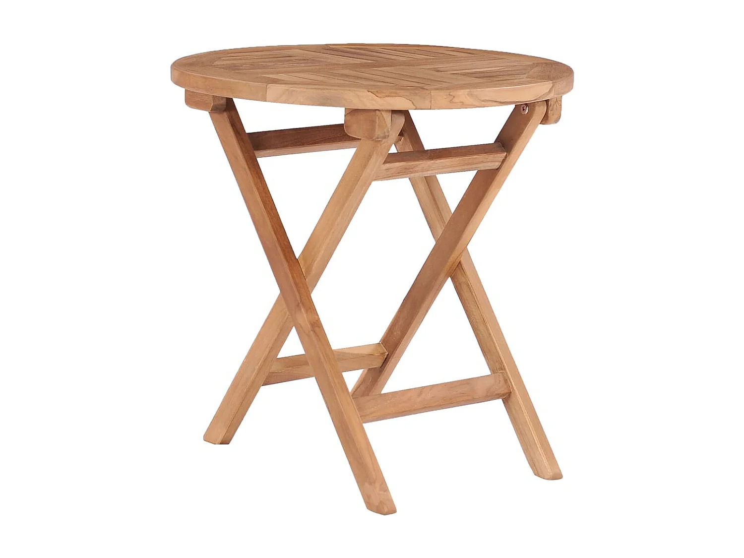 Table pliable de jardin 45 cm Bois de teck solide