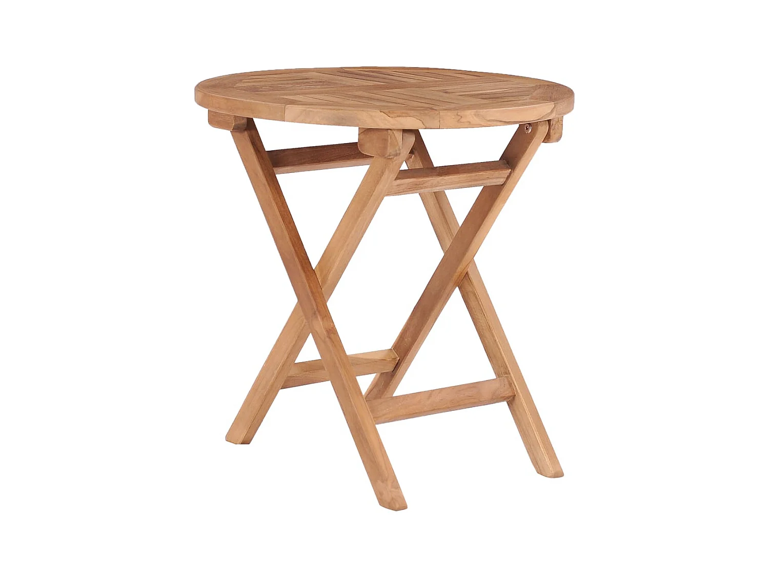 Table pliable de jardin 45 cm Bois de teck solide
