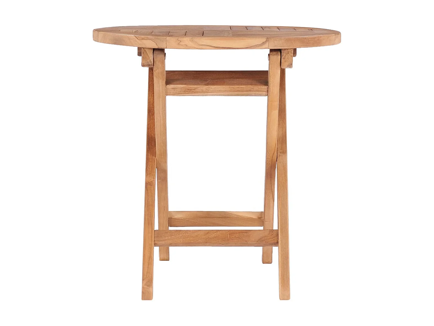 Table pliable de jardin 45 cm Bois de teck solide