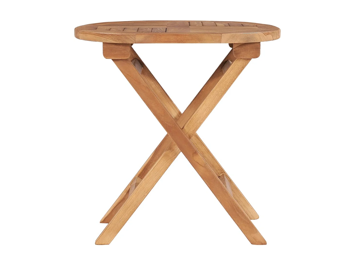 Table pliable de jardin 45 cm Bois de teck solide
