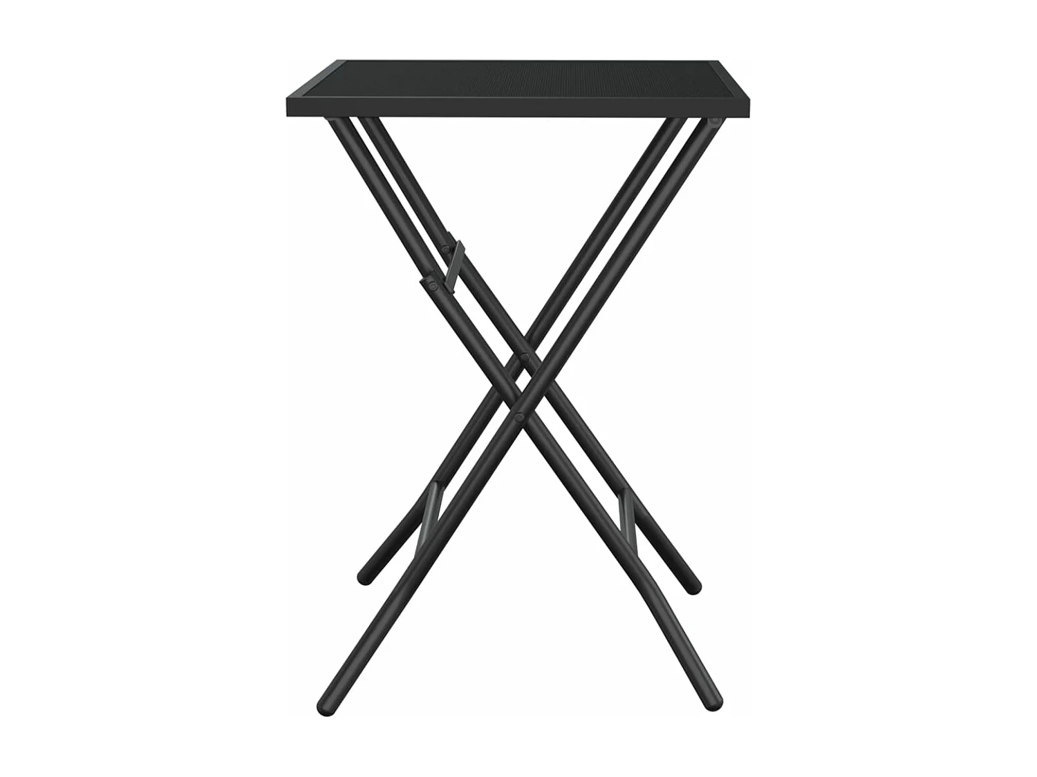 Tuintafel inklapbaar 50x50x72 cm staalgaas antracietkleurig