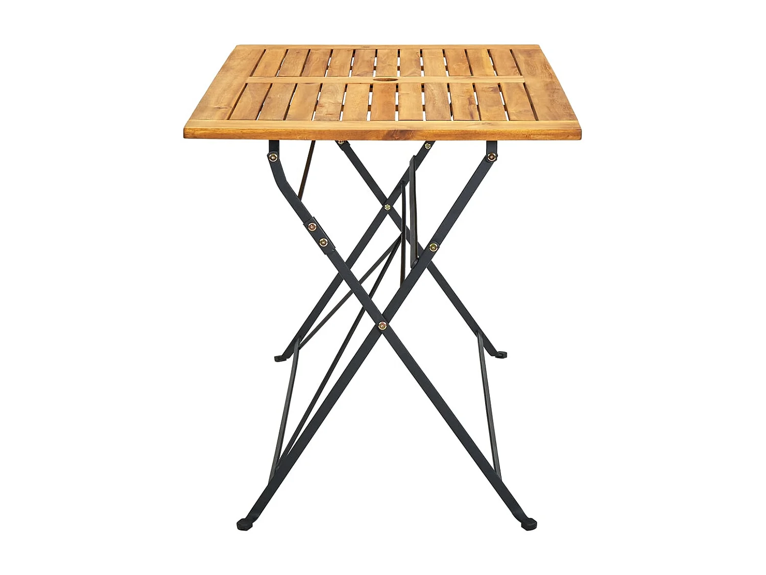 Table pliable de jardin 120x70x74 cm Bois d'acacia massif