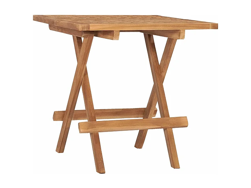 Tuintafel inklapbaar 50x50x50 cm massief teakhout