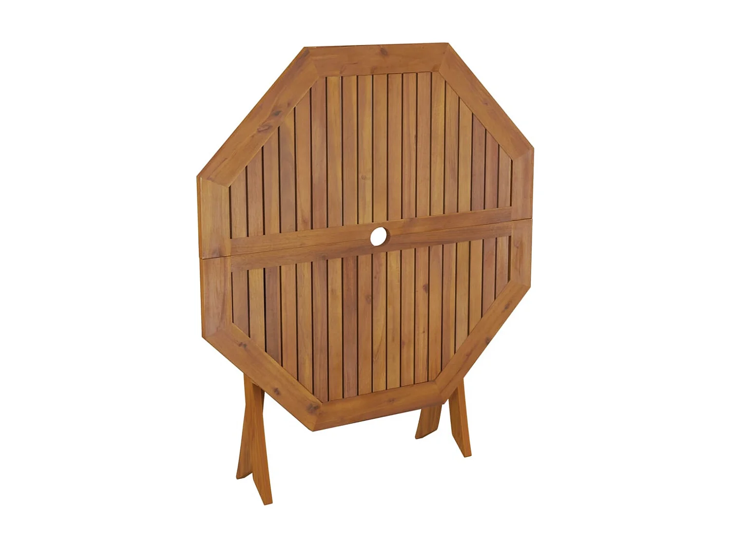 Table pliable de jardin 90x75 cm Bois d'acacia solide
