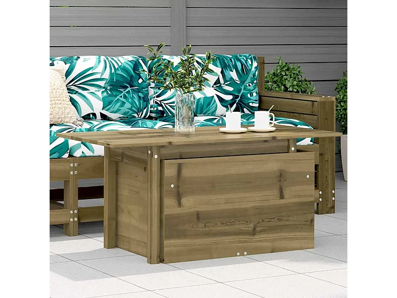 Tuintafel 100x50x75 cm geïmpregneerd grenenhout