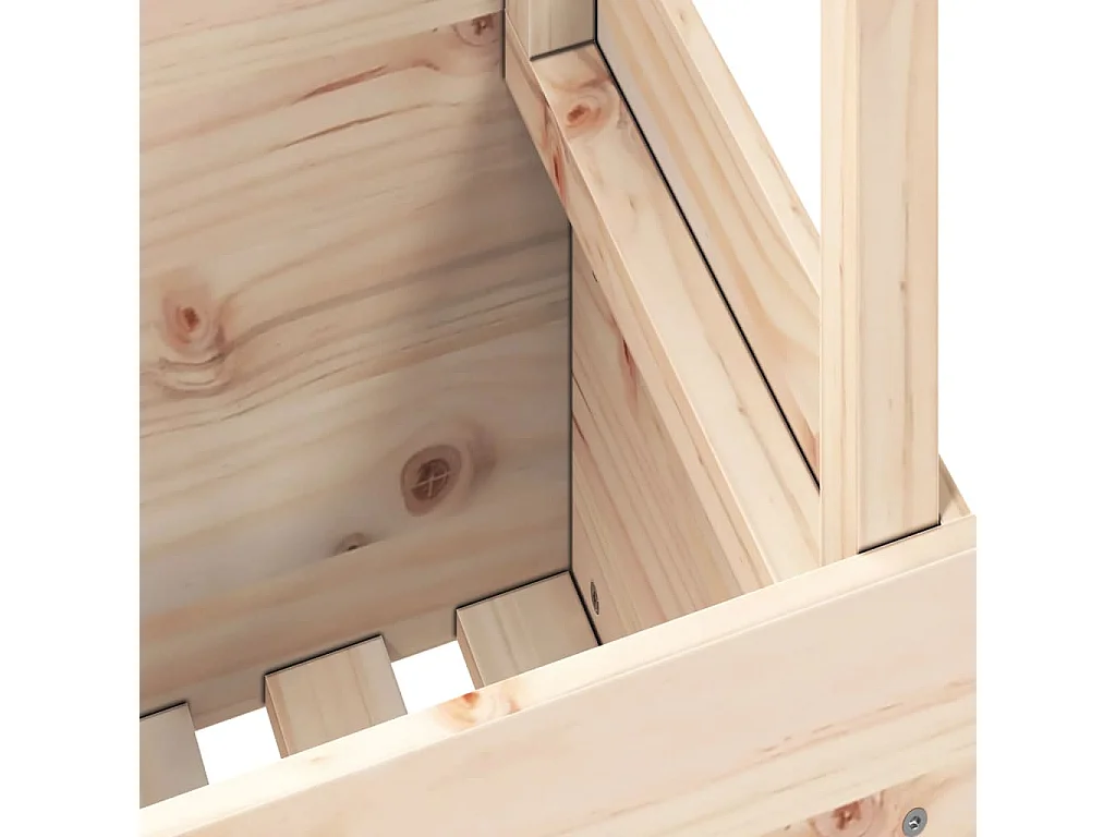 Table de jardin 100x50x75 cm bois massif de pin