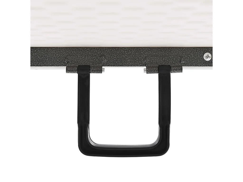 Table pliable de jardin Blanc 180x72x72 cm PEHD