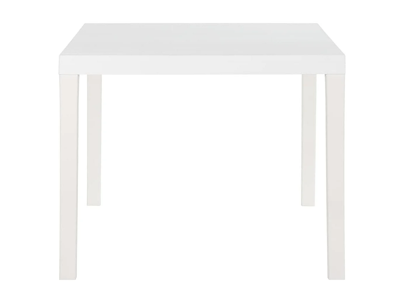 Table de jardin 150x90x72 cm PP Blanc