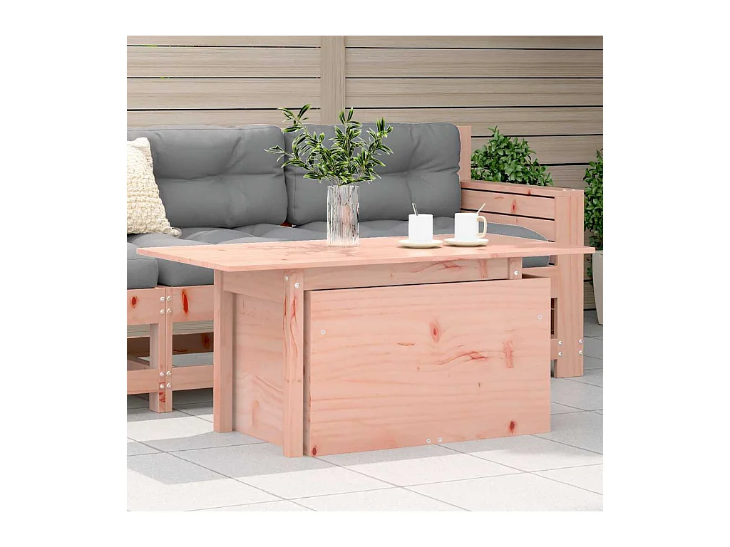 Table de jardin 100x50x75 cm bois massif de douglas