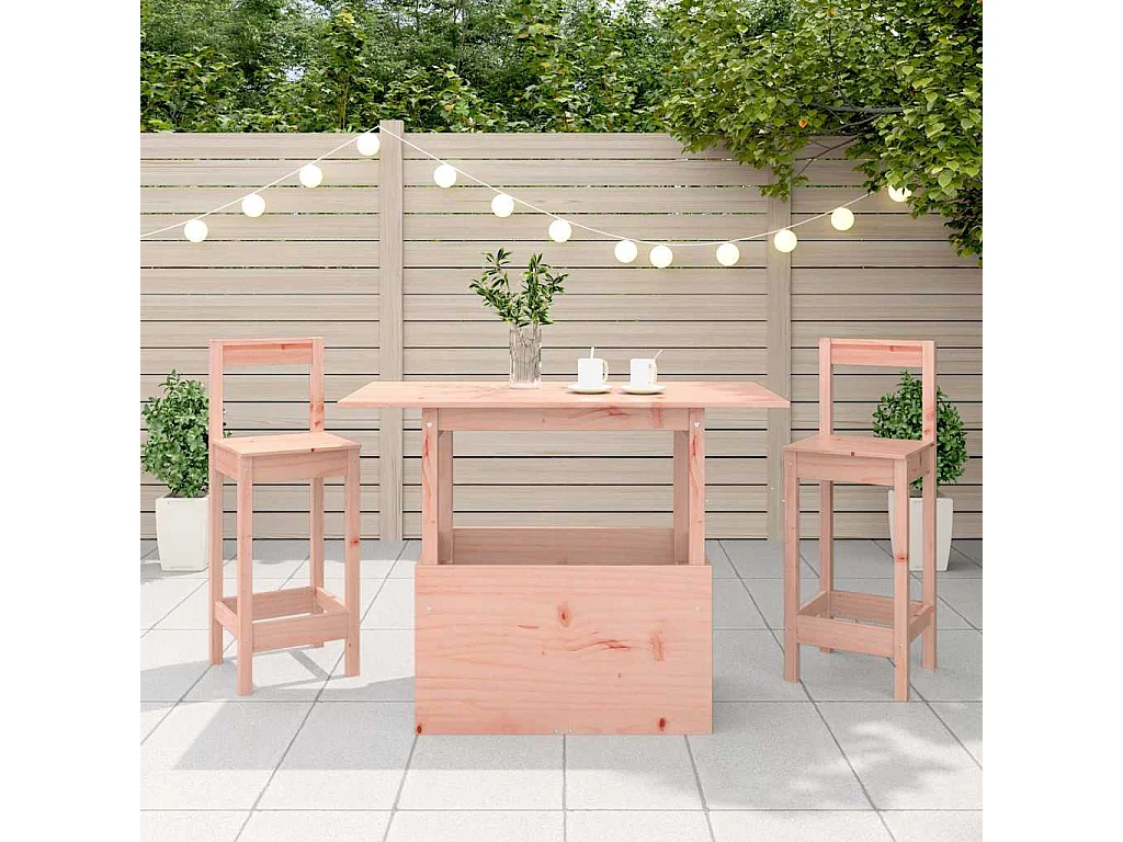 Table de jardin 100x50x75 cm bois massif de douglas