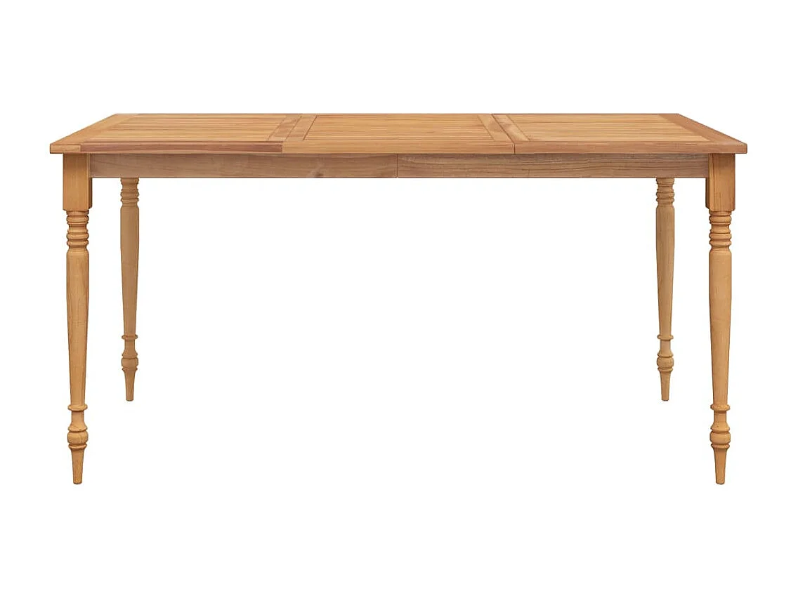 Table Batavia 150x90x75 cm Bois de teck solide