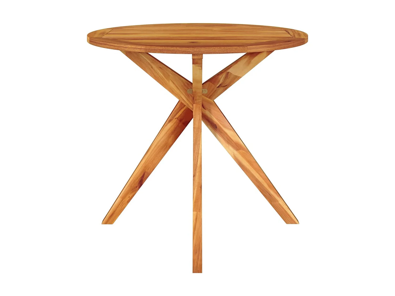 Mesa de jardim 85x85x75 cm madeira de acácia maciça