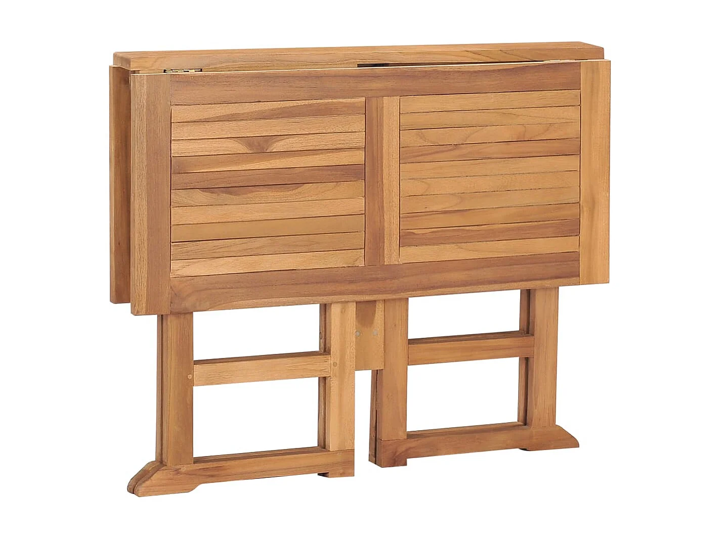 Table à dîner pliable de jardin 90x90x75 cm Bois de teck solide