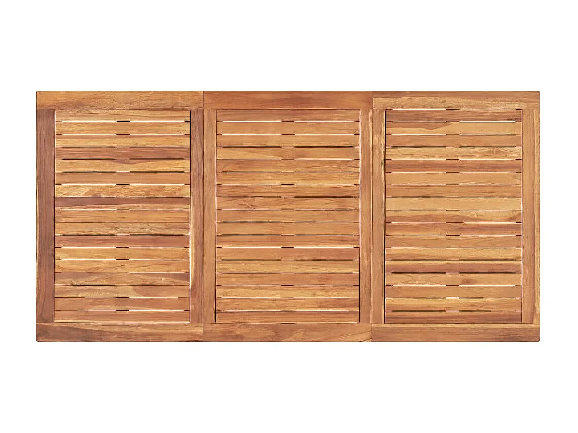 Table à dîner de jardin 160x80x77 cm Bois de teck solide