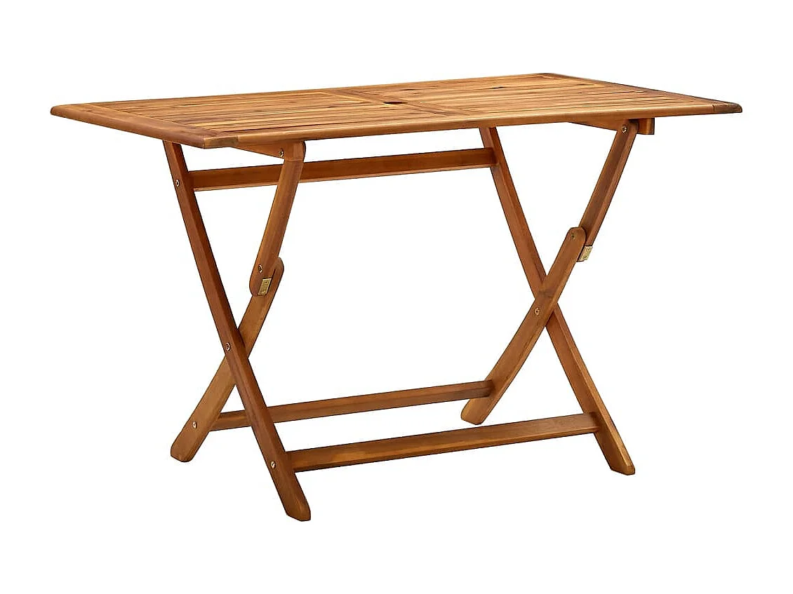 Table de jardin pliable 120x70x75 cm Bois d'acacia massif