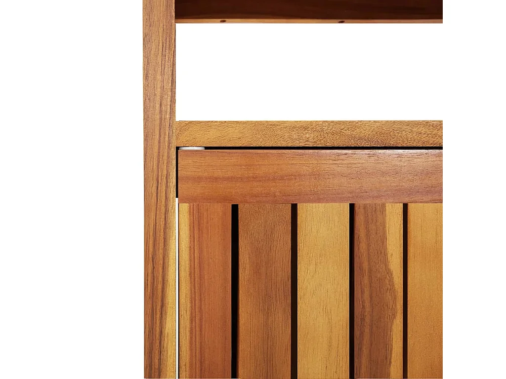 Table console de jardin 110x35x75 cm bois massif d'acacia