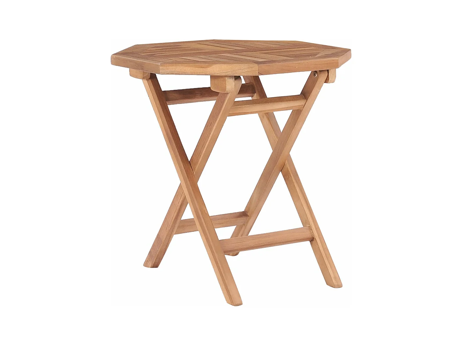 Tuintafel inklapbaar 45x45x45 cm massief teakhout