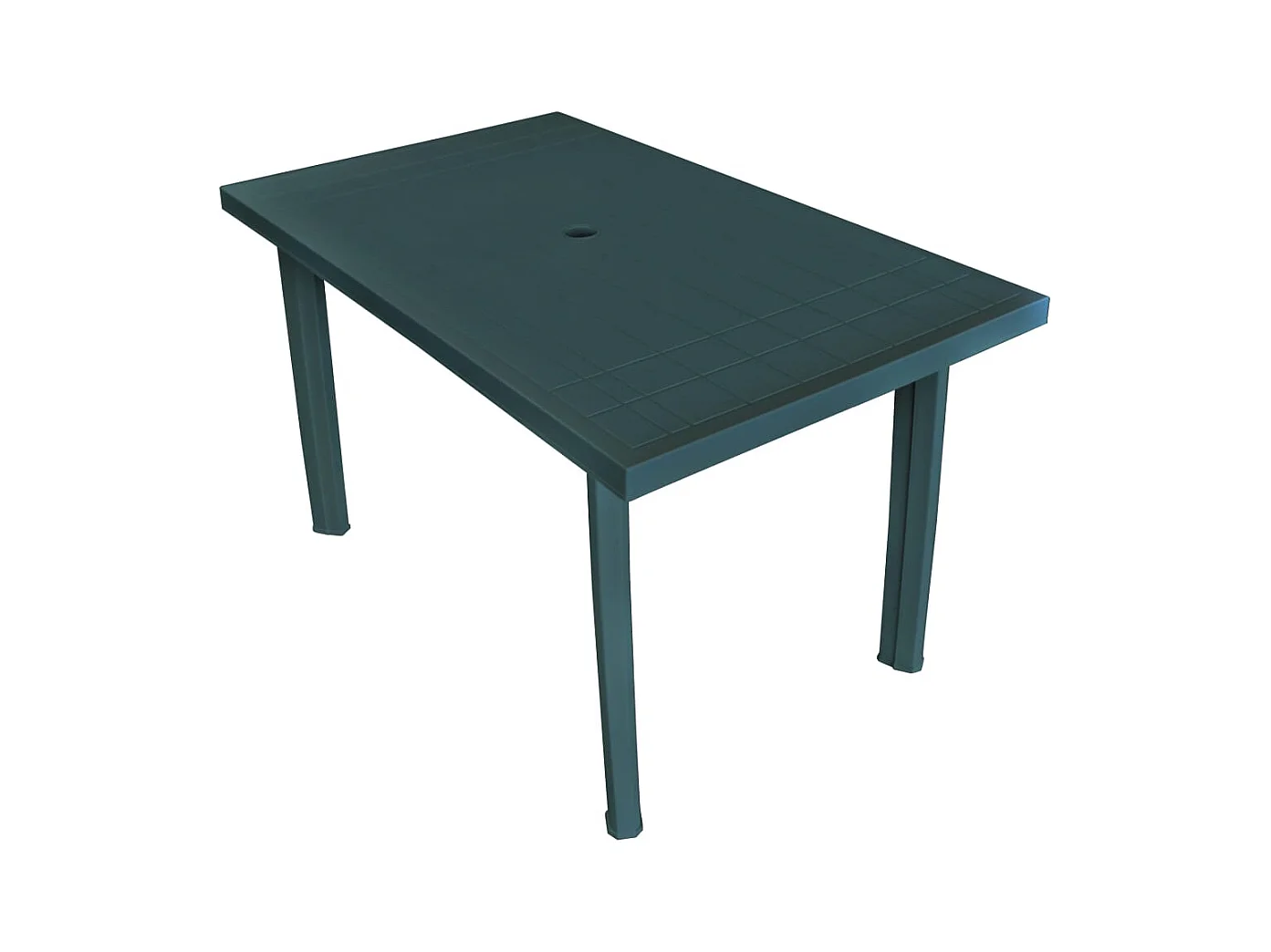 Tuintafel 126x76x72 cm kunststof groen