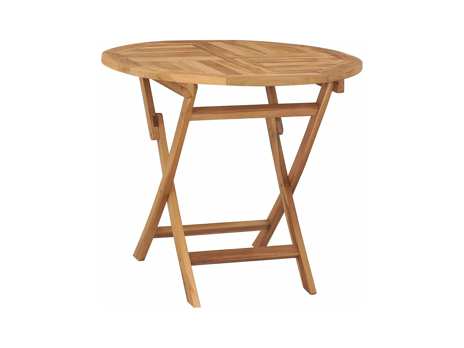Table pliable de jardin 85x76 cm Bois de teck solide