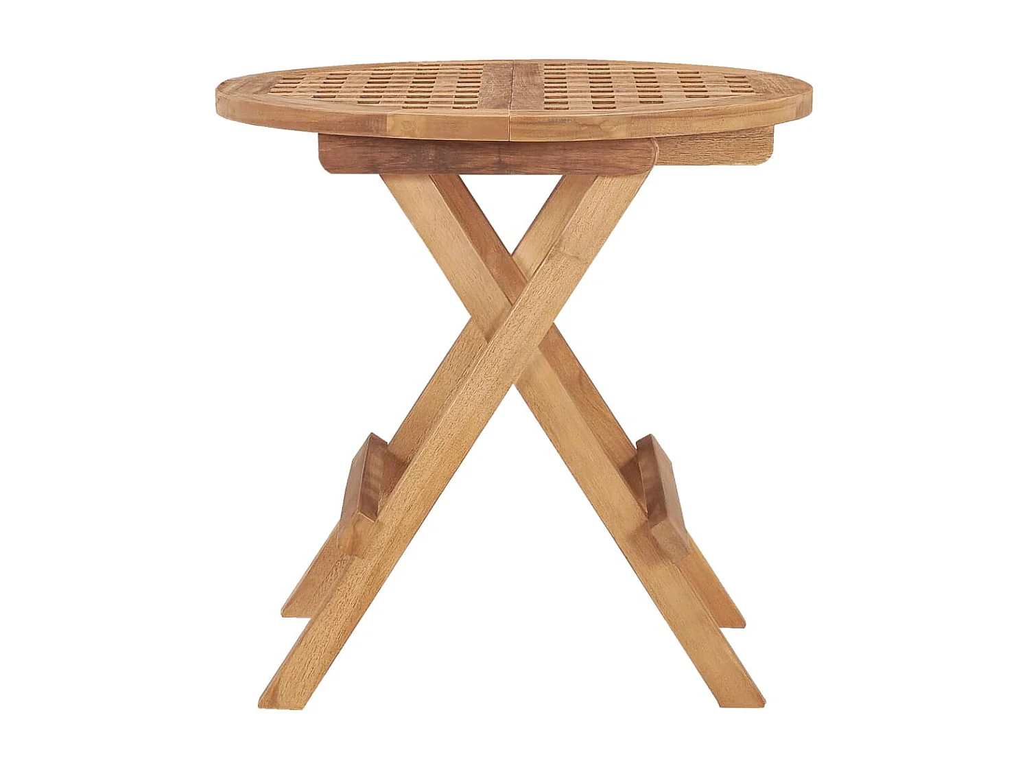 Table pliable de jardin 50x50x50 cm Bois de teck solide