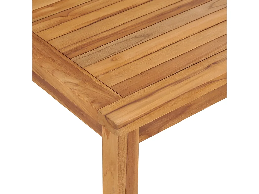 Table à dîner de jardin 120x70x77 cm Bois de teck solide
